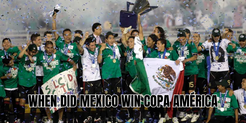 When did Mexico win Copa América