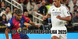 top 5 best strikers La Liga 2025